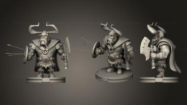 Military figurines Viking 3d model
